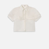 FRAME - The Organza Cape Top
