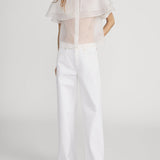 FRAME - The Organza Cape Top