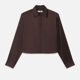 FRAME - The Silk Charles Shirt -- Americano