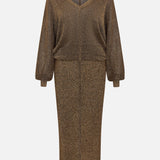 FRAME - The Lurex Dolman Dress