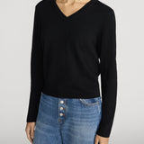 FRAME - The Shrunken Cashmere V Neck
