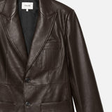 FRAME - The Equestrian Leather Blazer