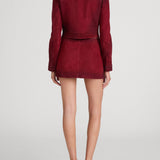 FRAME - The Suede Mini Skirt