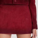 FRAME - The Suede Mini Skirt