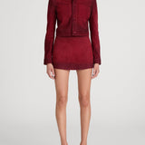FRAME - The Suede Mini Skirt