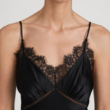 FRAME - The Silk Lace Slip Dress