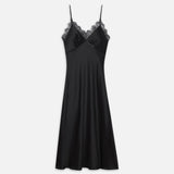 FRAME - The Silk Lace Slip Dress