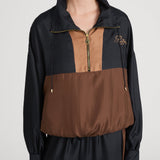 FRAME - The Ritz Silk Half Zip Jacket