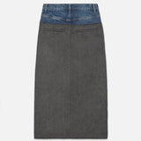 FRAME - Le Mix Midaxi Skirt -- Malibu Herringbone