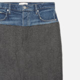 FRAME - Le Mix Midaxi Skirt -- Malibu Herringbone
