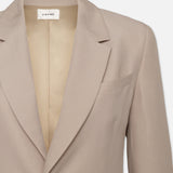FRAME - Single Button Blazer -- Light Beige