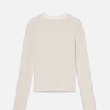 FRAME - The Satin Trim Rib Henley