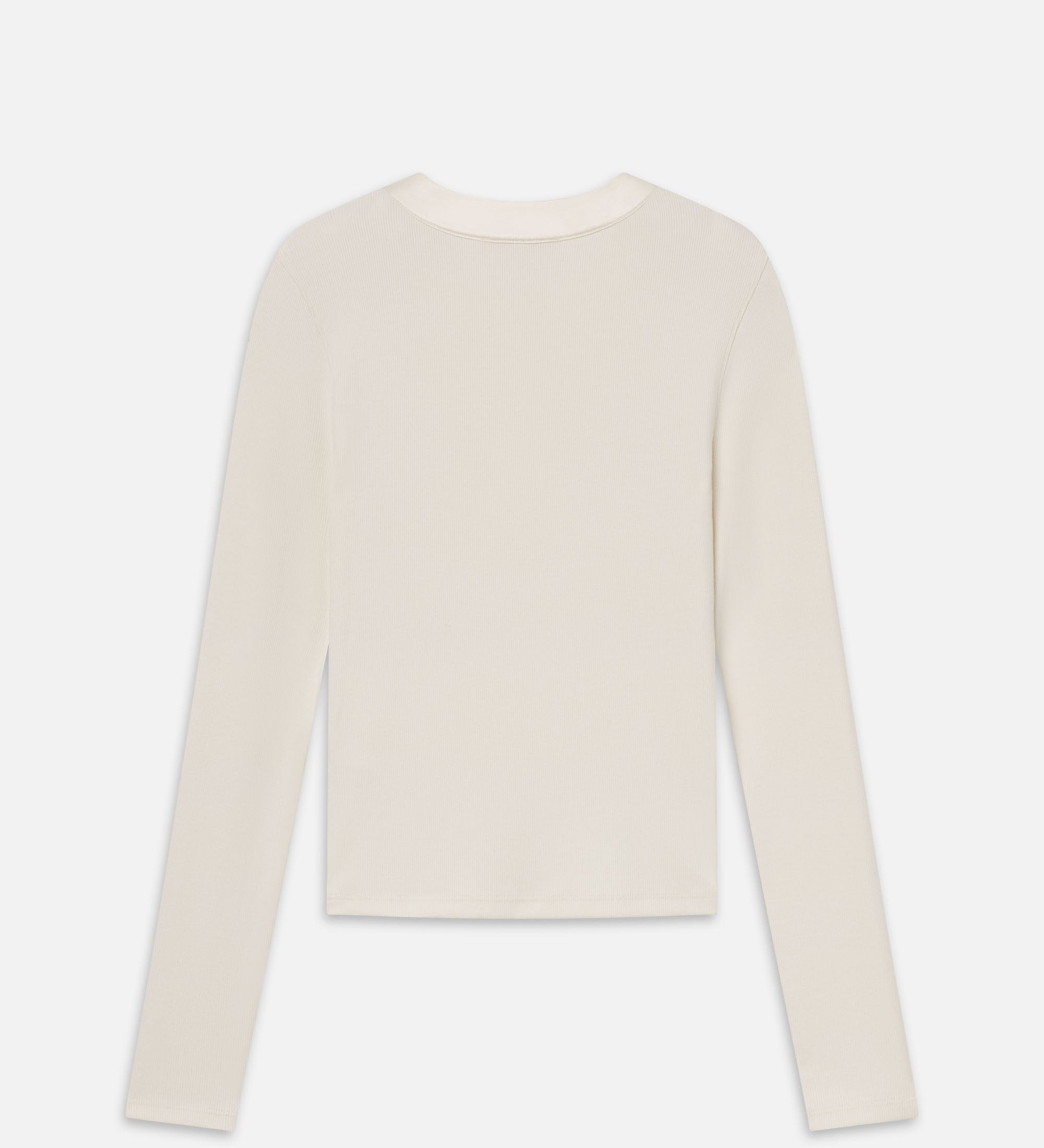 FRAME - The Satin Trim Rib Henley