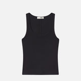 FRAME - Rib Scoop Neck Tank