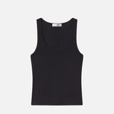 FRAME - The Rib Scoop Neck Tank