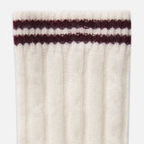 FRAME - The Cable Socks -- Burgundy Multi