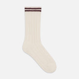 FRAME - The Cable Socks -- Burgundy Multi