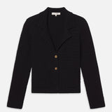 FRAME - The Crochet Blazer -- Black