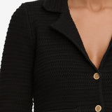 FRAME - The Crochet Blazer -- Black