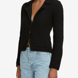 FRAME - The Crochet Blazer -- Black
