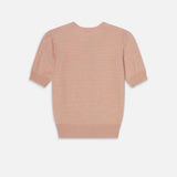 FRAME - The Cashmere Pointelle Cardi -- Light Pink
