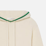 FRAME - The Cable Hoodie -- Kelly Green Multi