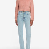 FRAME - The Small Suede Jacket -- Flamingo