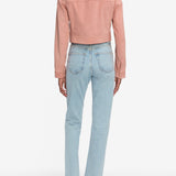FRAME - The Small Suede Jacket -- Flamingo
