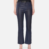 FRAME - The Leather Reboot Crop -- Dark Indigo