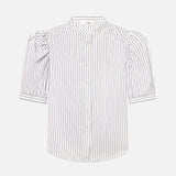 FRAME - The Gathered Top -- Navy Multi