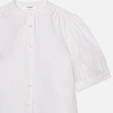 FRAME - The Gathered Top -- White