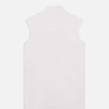 FRAME - The Sleeveless Shirt Dress -- White