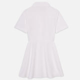 FRAME - The Flare Mini Dress -- White