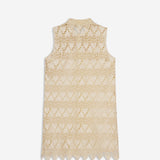 FRAME - The Deco Lace Dress -- Ecru
