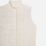FRAME - The Tux Blouse -- Alabaster
