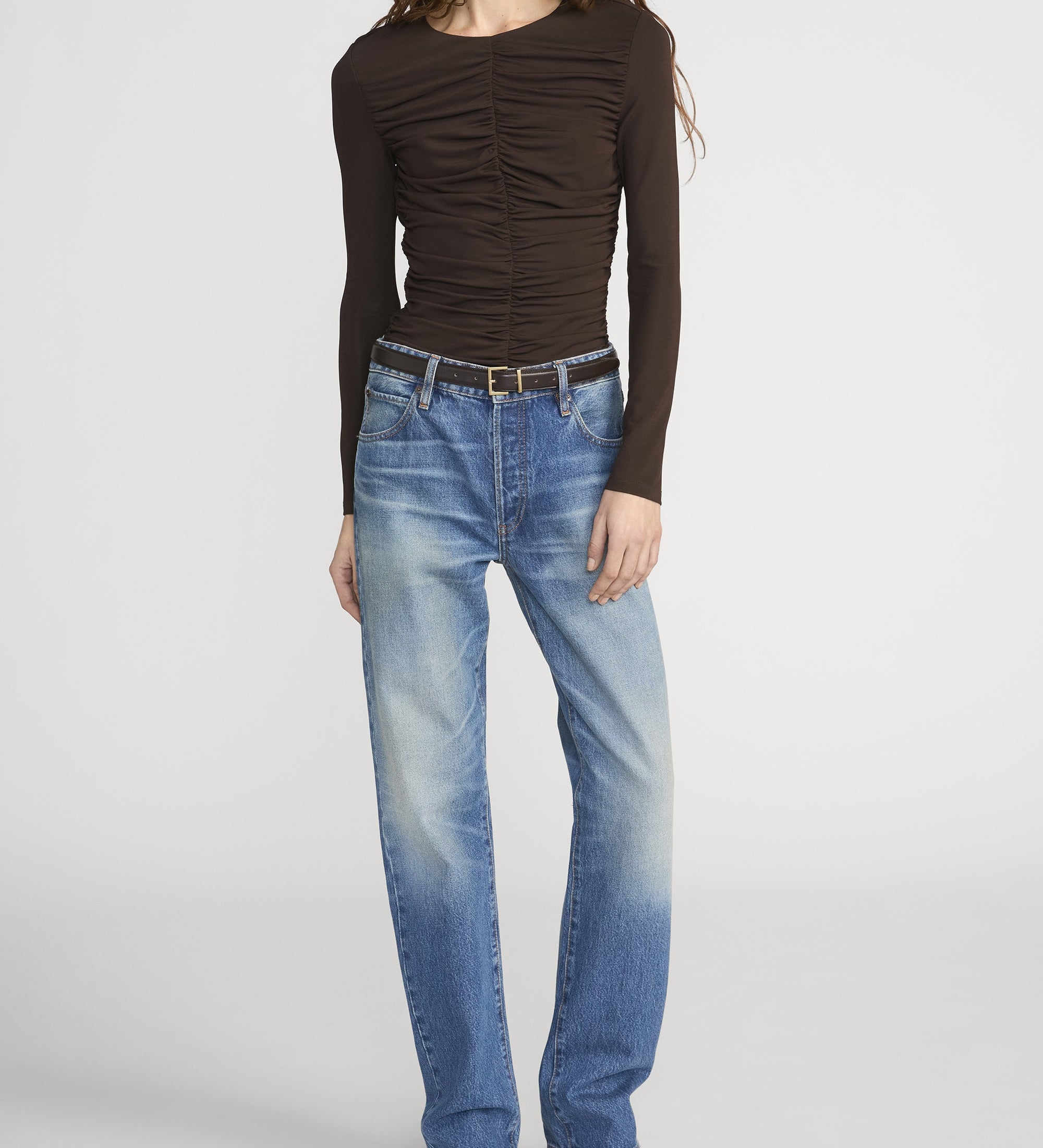 FRAME - The Ruched Top