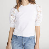 FRAME - The Solstice Eyelet Tee