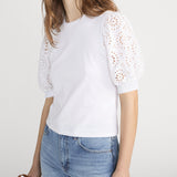 FRAME - The Solstice Eyelet Tee
