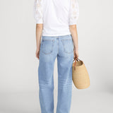 FRAME - The Solstice Eyelet Tee
