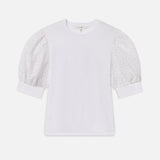 FRAME - The Solstice Eyelet Tee