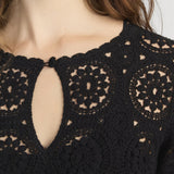 FRAME - The Crochet Keyhole Dress
