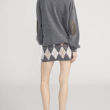 FRAME - The Brushed Argyle Skirt