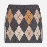 FRAME - The Brushed Argyle Skirt