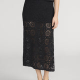 FRAME - The Crochet Midi Skirt