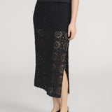 FRAME - The Crochet Midi Skirt