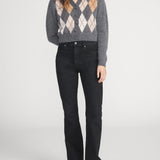 FRAME - The Brushed Argyle Cardi
