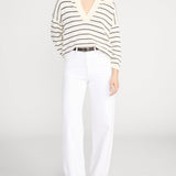 FRAME - The Striped Easy Pullover