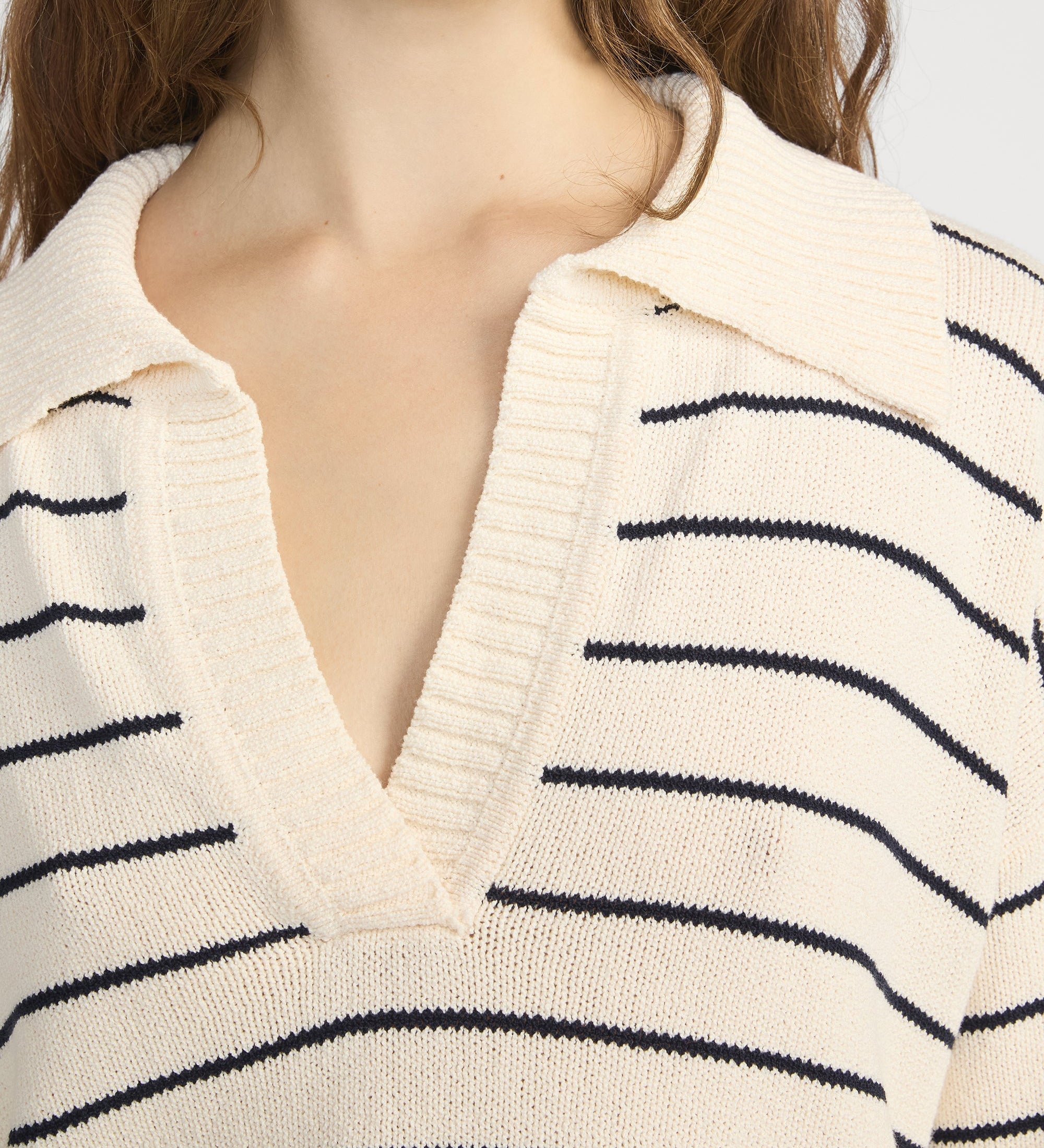FRAME - The Striped Easy Pullover