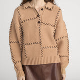FRAME - The Leather Stitch Sweater