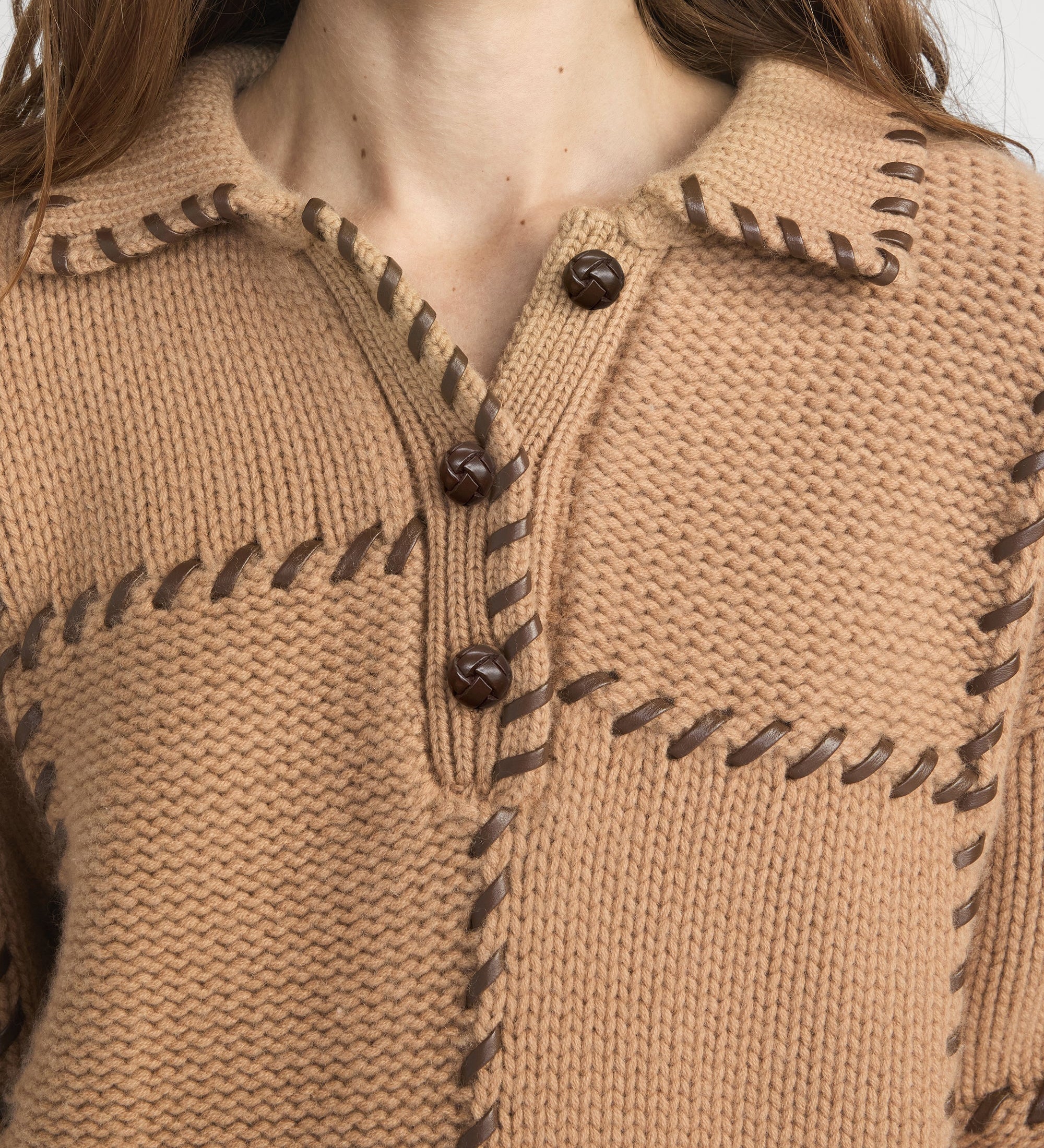 FRAME - The Leather Stitch Sweater
